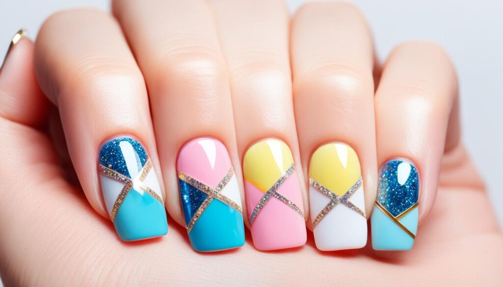 DIY summer nails