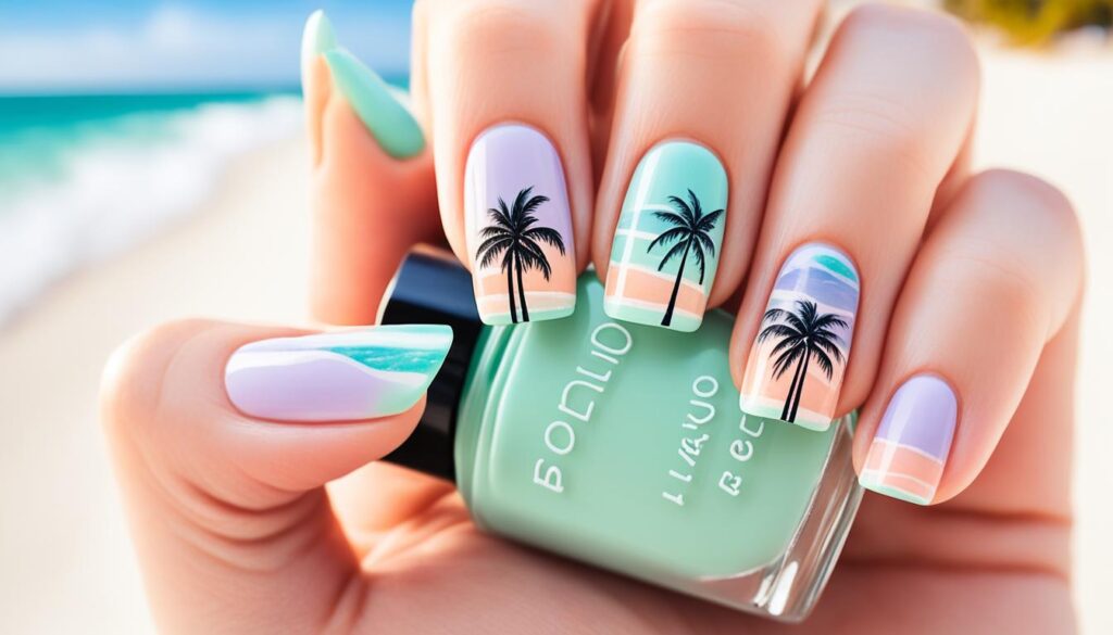 classy summer nails simple chic