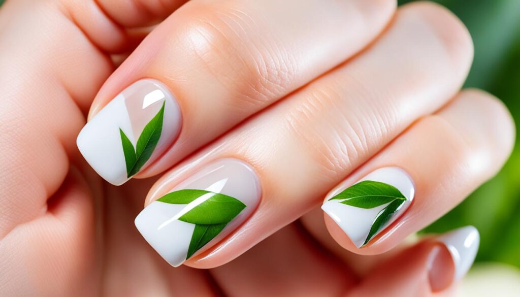 classy summer nails simple white