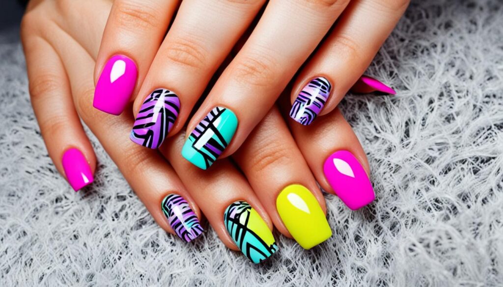 cute funky nail ideas