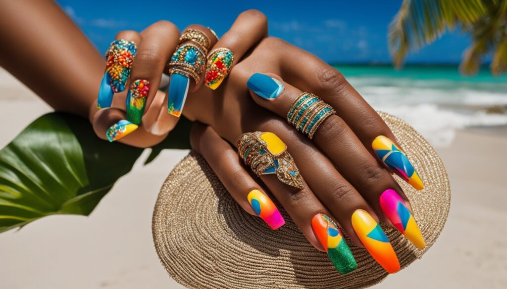 dominican nails art