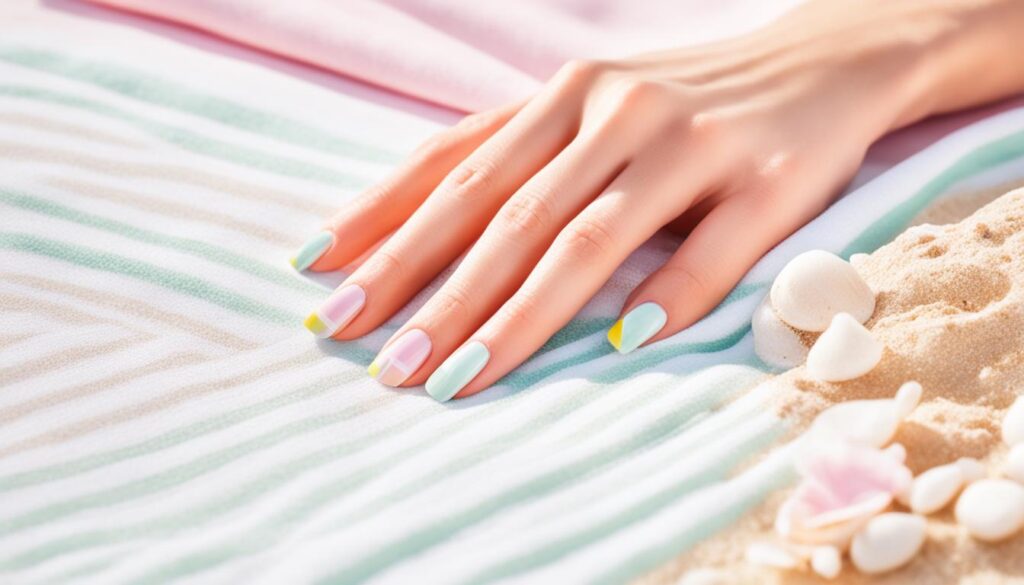 effortless nail looks for summer