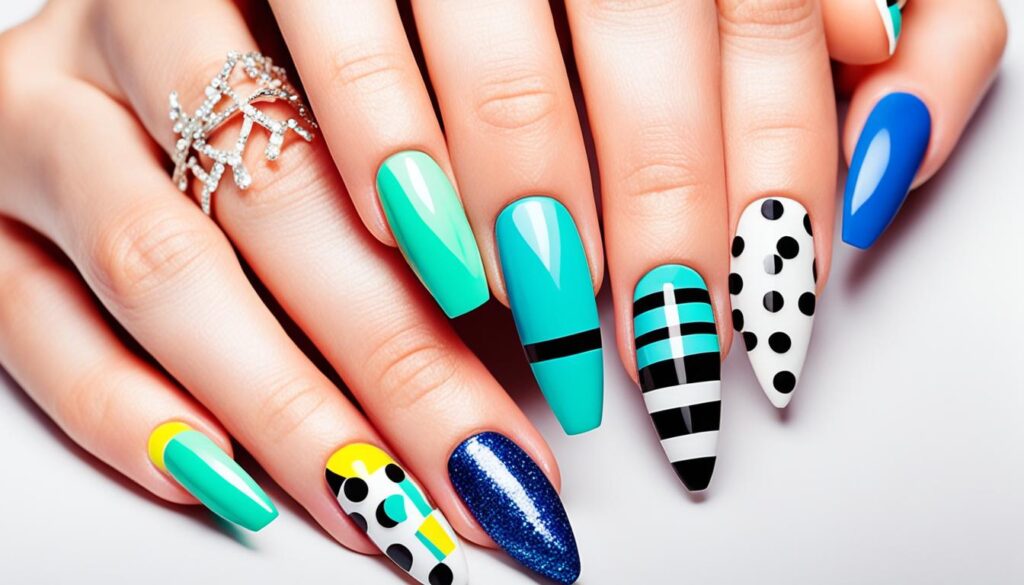 inspiration cute funky nails 2024