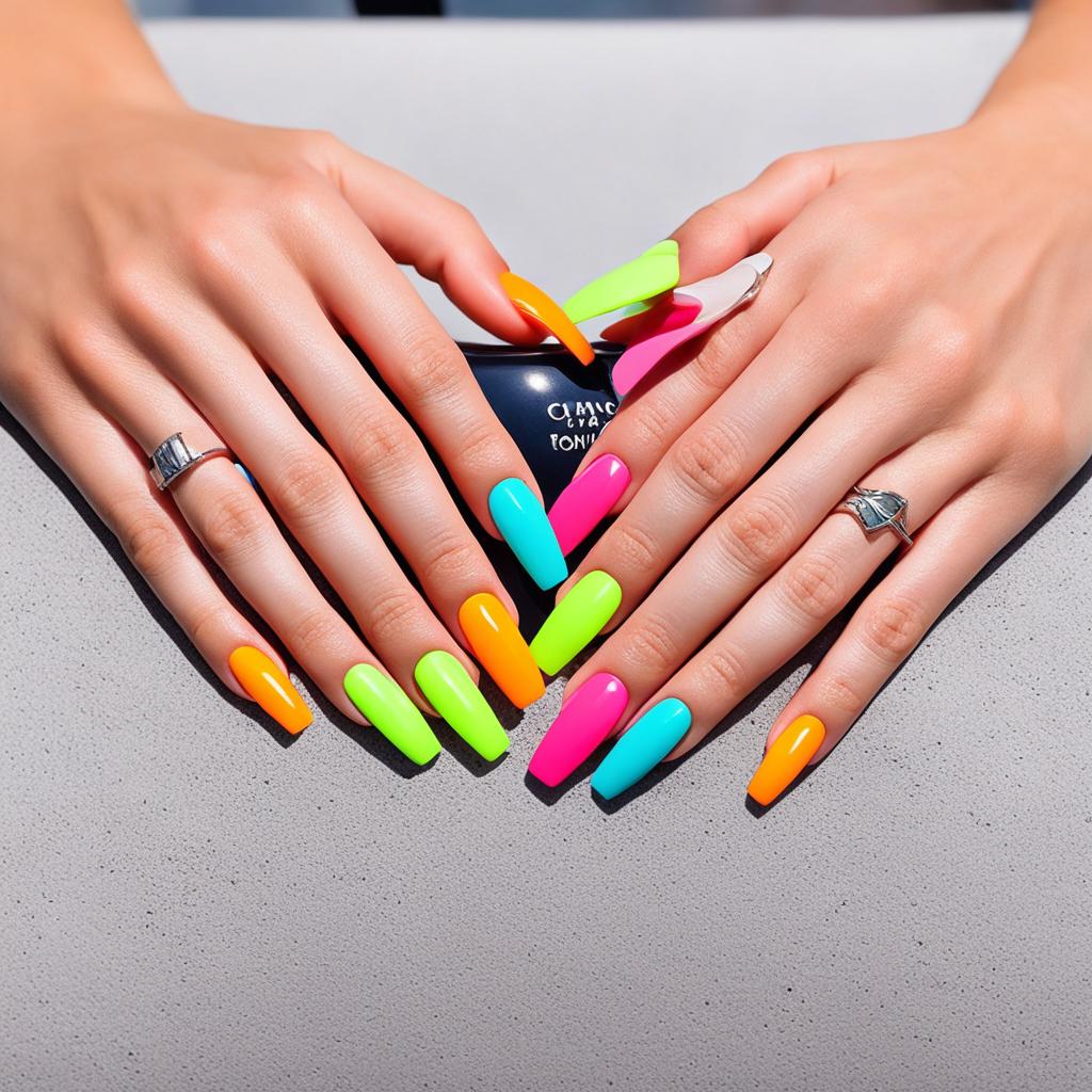 neon nails