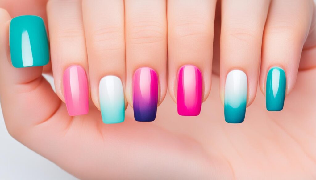 ombre nails