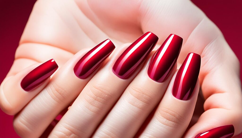 ruby red lacquer