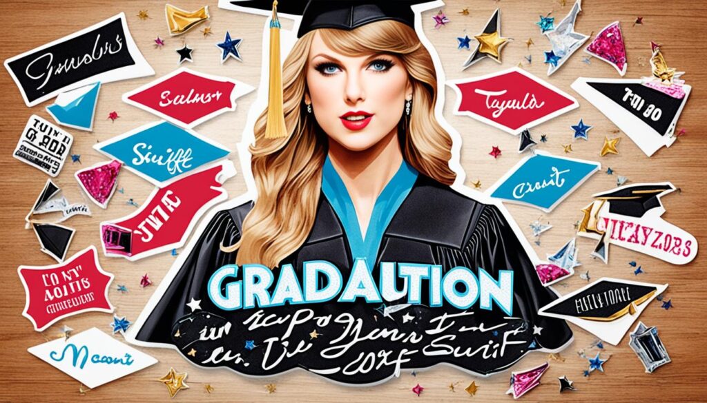 taylor swift graduation cap accessories