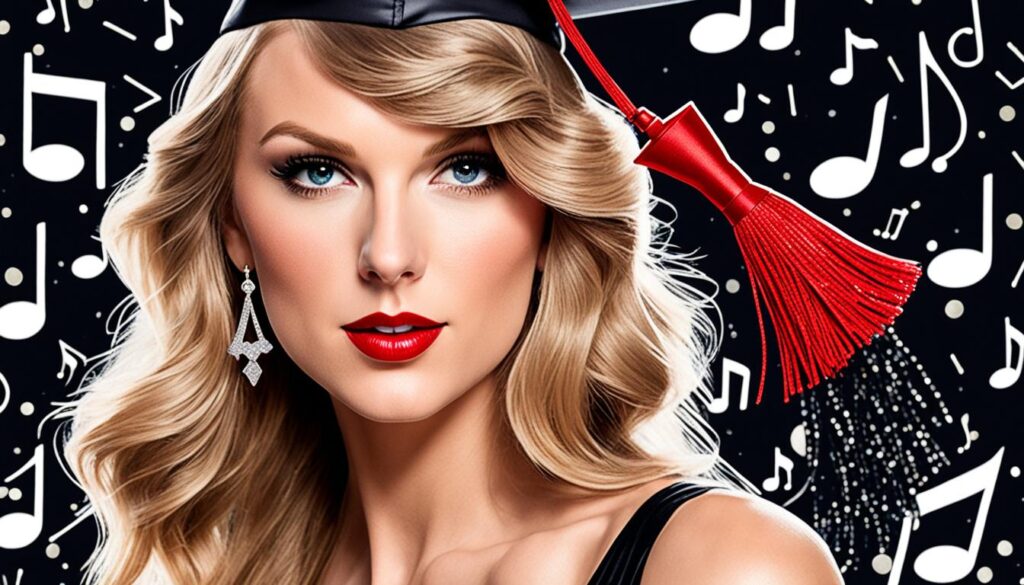 taylor swift graduation cap tassels